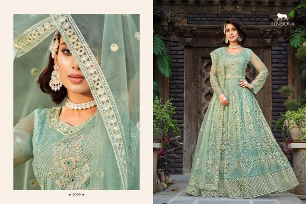 Senhora Amaira Anarkali Net Fancy Designer Salwar Suits Collection